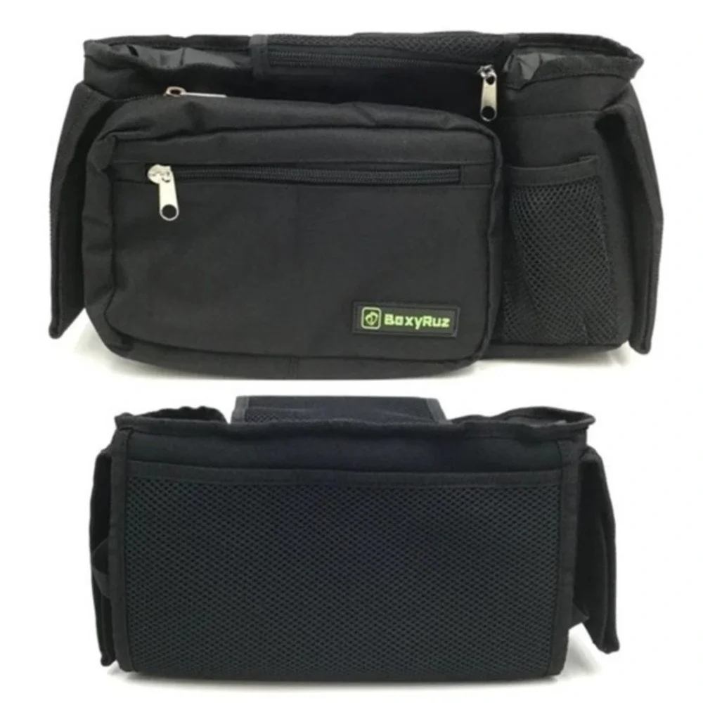 BexyRuz‎ Universal Stroller Adjustable Organizer Black NEW